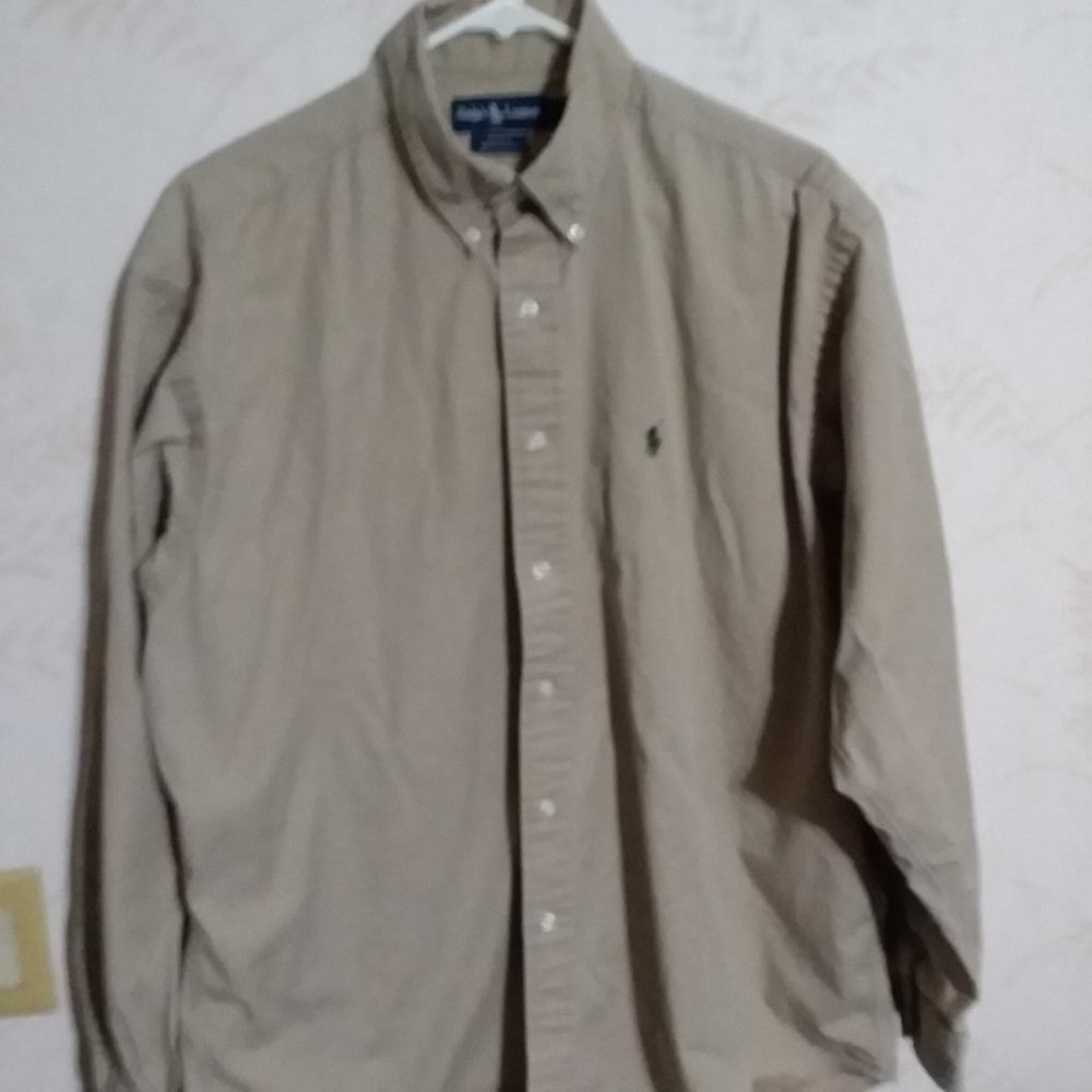 Ralph Lauren Men's Blake LS Button Down Shirt in Size L